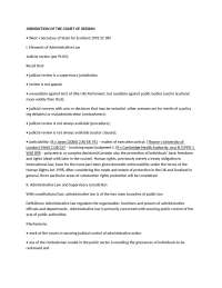 Public Law and Individual Rights-JURISDICTION OF THE COURT OF SESSION