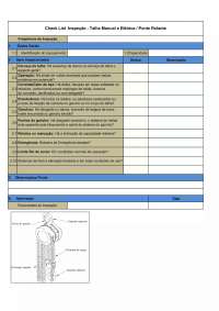 CHECKLIST DE INSPEÇÃO DE TALHAS