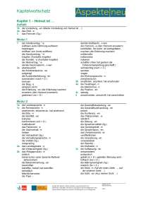aspekte neu b2 Wortschatz list