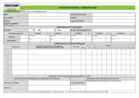 ficha para solicitação de material em obra