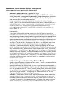 Sociologia del Turismo: Domande e Concetti Chiave