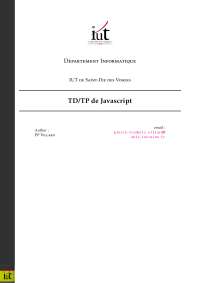 Travaux pratique JavaScript