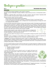 BIOLOGIA E GENETICA UNIPR PALANZA