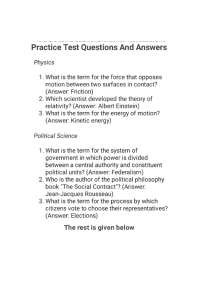 Practice Test Questions And Answers nswers