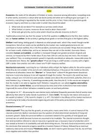 Sustainable Tourism for Local Systems Development - Appunti Completi