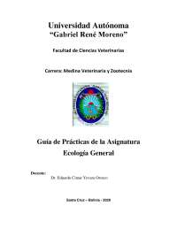 Guía práctica de ecología