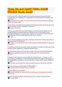 Texas life and health FINAL EXAM REVIEW Study Guide.pdf