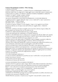 Schema sintetico libro Psicopatologia evolutiva - Fonagy