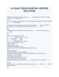LP-GAS TEXAS BOBTAIL REVIEW SOLUTION