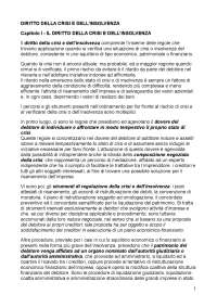 riassunto del manuale di diritto della crisi d'impresa e dell'insolvenza g.d'attorre