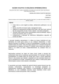 saúde coletiva e segurança