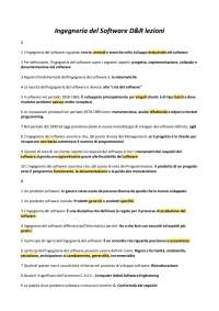 Paniere Ingegneria Del software con inedite L8 Mercatorum