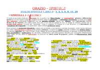 Epistole (1, 4, 5, 6, 8, 11, 20) - Orazio (analisi, sintassi e grammatica)
