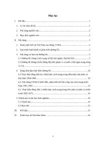 Tiểu luận cuối kỳ môn lịch sử đảng