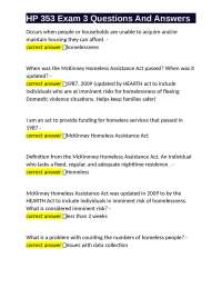 HP 353 Exam 3 Questions And Answers