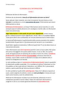 SBOBINE ECONOMIA DELL'INFORMAZIONE anno accademico 2024/2025