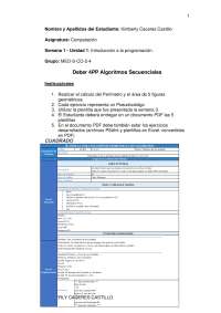 ALGORITMOS SECUENCIALES