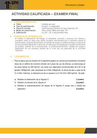 estructuras y cargas examen final