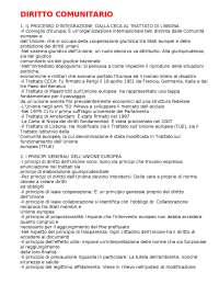 Diritto comunitario, L-22 UNIPEGASO 2024 IUS/14