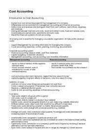 financial accounting summary