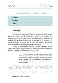 AI FGV Análise das Demonstrações Contábeis
