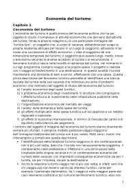 Economia del turismo e delle destinazioni
