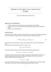 relazione stokes laboratorio 1