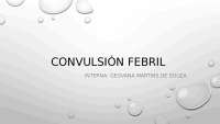 Convulsión febril: Definición, epidemiología y manejo
