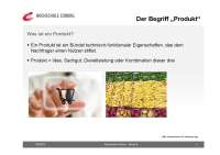 Vorlesung Produkteinführung