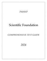 ANCC-PMHNP Scientific Foundation Comprehensive Test Guide 2024