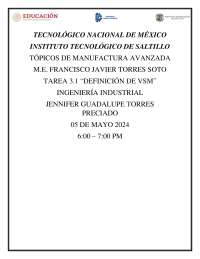 Tópicos de manufactura avanzada