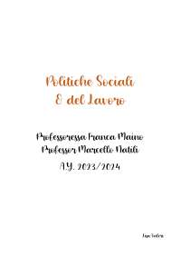 Politiche Sociali e del Lavoro - MOL, Unimi (2023-2024, Maino e Natili)