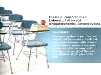 SCHEMA LEZIONE SIMULATA CDC B-20 SERVIZI ENOGASTRONOMICI