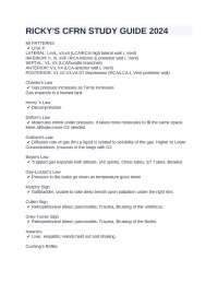 RICKY'S CFRN STUDY GUIDE 2024