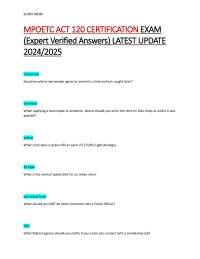 Police Officer Procedures and Legal Concepts