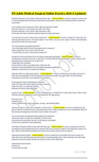 Nursing Care Scenarios and Interventions