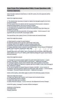 HO-3 Homeowner's Policy Coverage and Exclusions