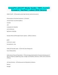CrossFit L3/CCFT Study Guide