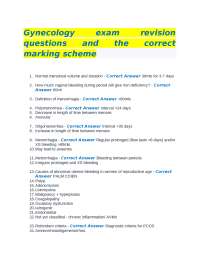 Abnormal Uterine Bleeding and Gynecological Conditions