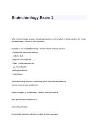 Biotechnology: Applications and Techniques