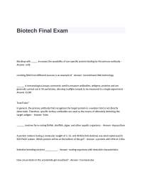 Biotechnology Techniques and Applications
