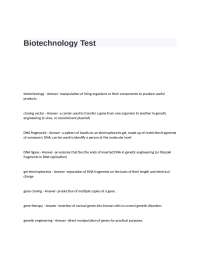 Biotechnology Fundamentals: Exploring Genetic Engineering and Its Applications
