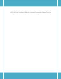 CRJS 491 Offender Rehabilitation final exam review actual new update Athabasca University
