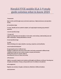 NavaEd FTCE middle ELA 5-9 study guide solution what to know 2024