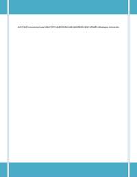 LGST 369 Commercial Law EXAM TIPS QUESTIONS AND ANSWERS NEW UPDATE Athabasca University