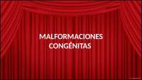 Malformaciones congénitas: causas y efectos