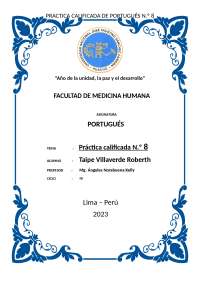 Práctica de Portugués