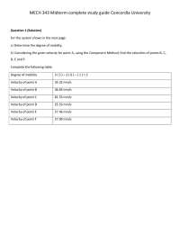 MECH 343 Midterm Complete Study Guide