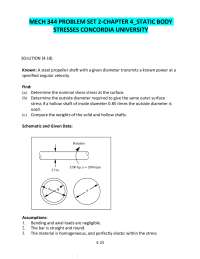 Torsional Stress Analysis of Shafts
