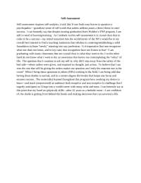 weekly assignment for senior nursing student
